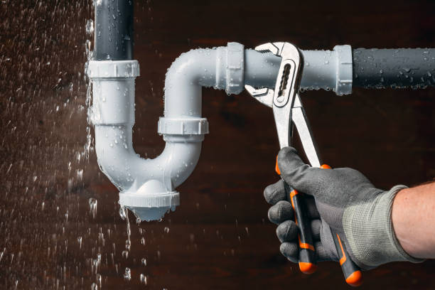 Professional Drain Cleaning technician working in Whitehall, WI